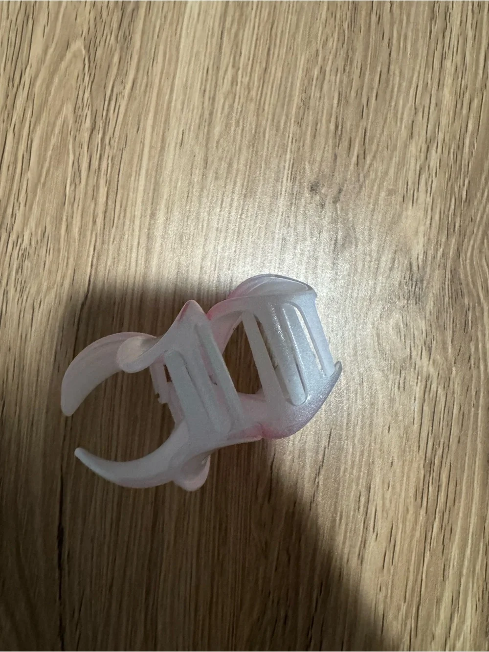 Pink Gradient Plumeria Flower Hair Clip